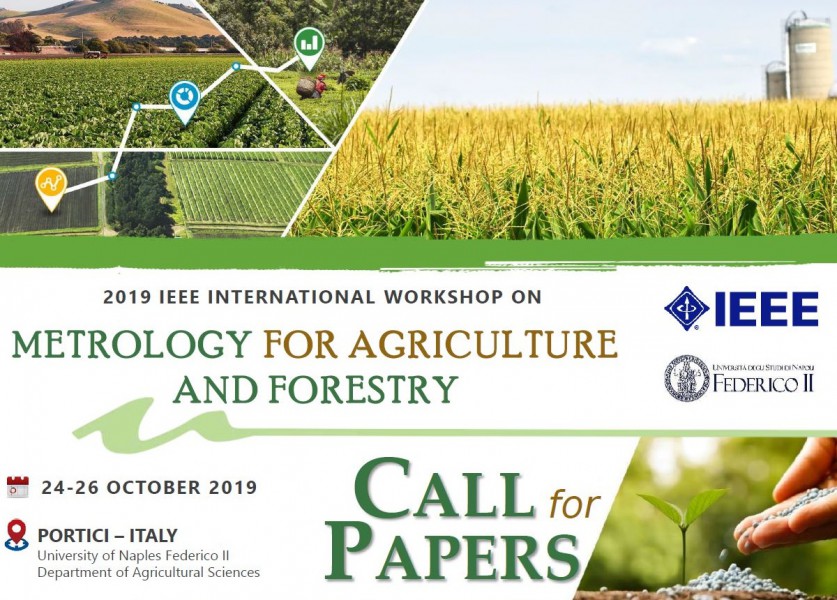 2019 IEEE International workshop on Metrology for Agriculture and Forestry, Naples (Italy)