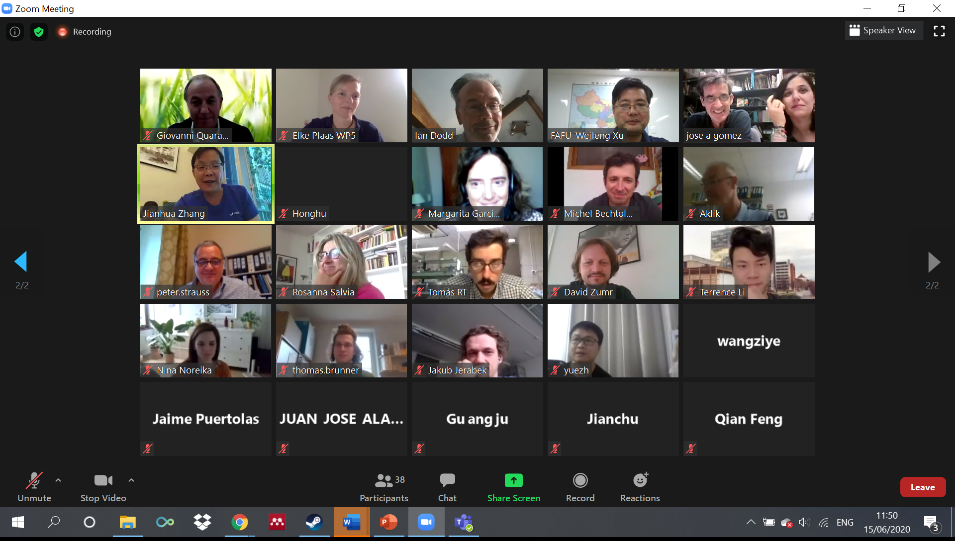 Europe-China SHui Mid-term meeting