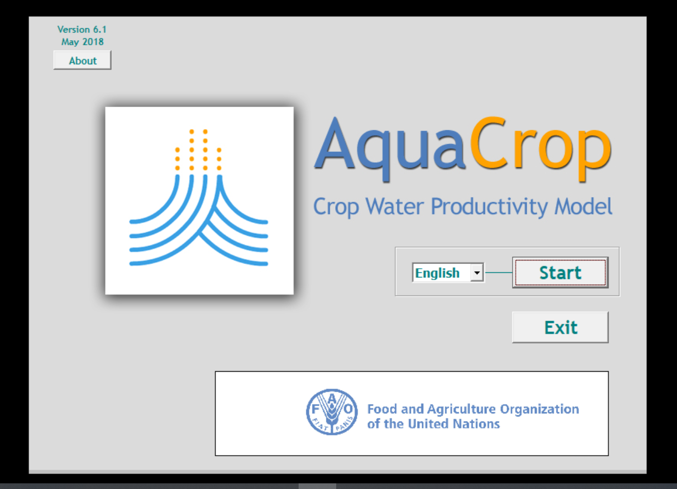 AquaCrop Online Workshop