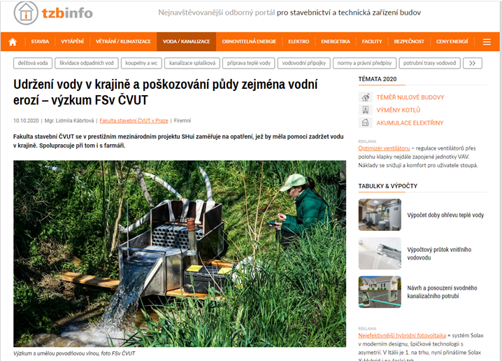 SHui in Czech News Outlets